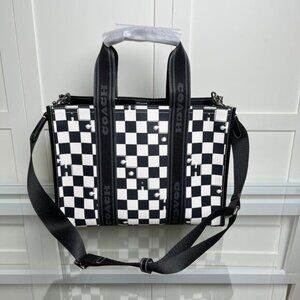 Coach Smith Checkered Print CR101 Tote Bag
